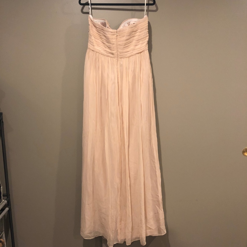 Donna Morgan Laura Sweetheart Long Chiffon Dress - Picture 2 of 6